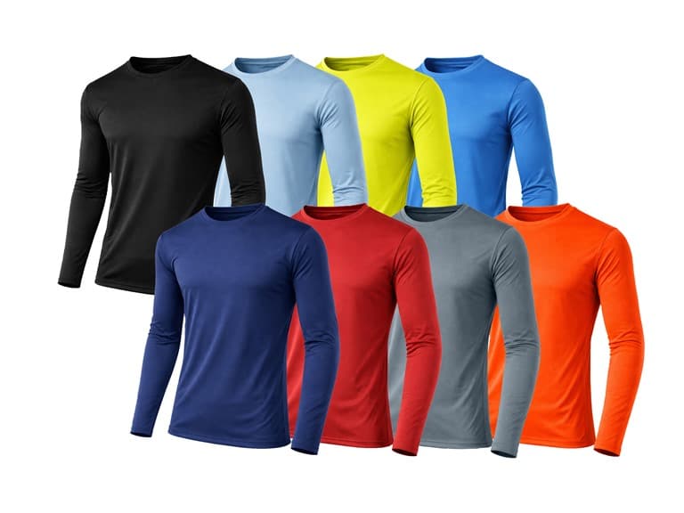 3Pk Mens L/S Performance Shirt - Image 1