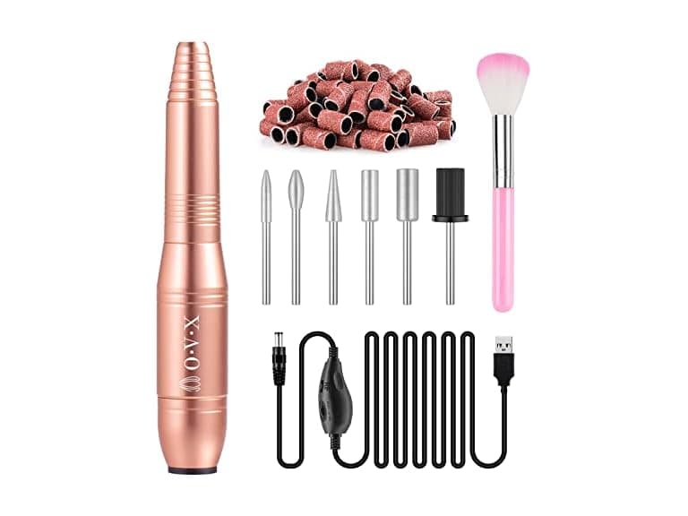 Acrylic Nail Drill USB Electric, Gold - Image 1