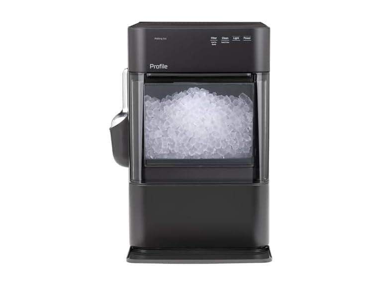 GE Profile Opal 2.0 Ultra Nugget Ice Maker with Scale Black - Image 1