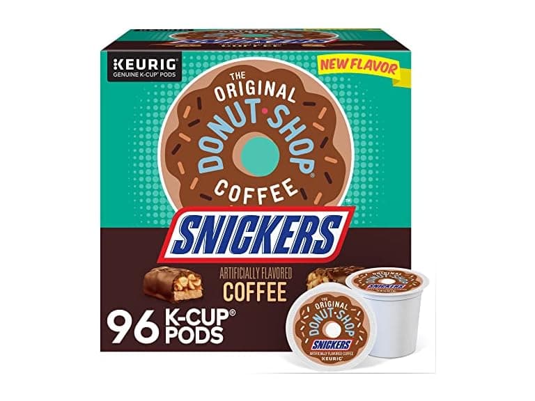 96ct The Original Donut Shop Snickers Coffee, K-Cups - Image 1