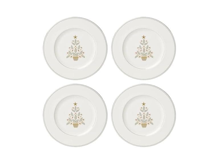 Lenox Federal Platinum Tree Accent Plates - Image 1