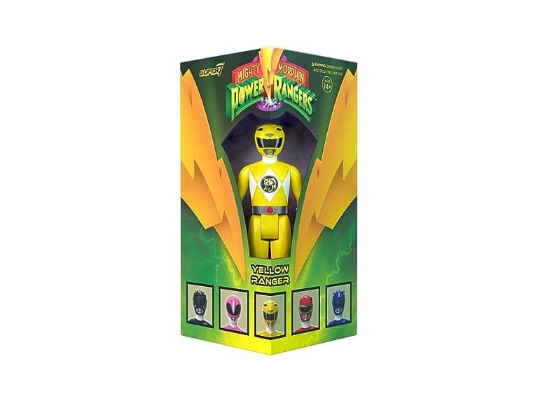 Super7 Mighty Morphin Power Rangers Yellow Range - Image 1