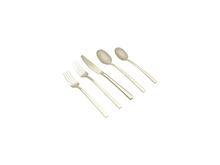 Cambridge  Champagne Satin 20 Piece Flatware Set - Image 1