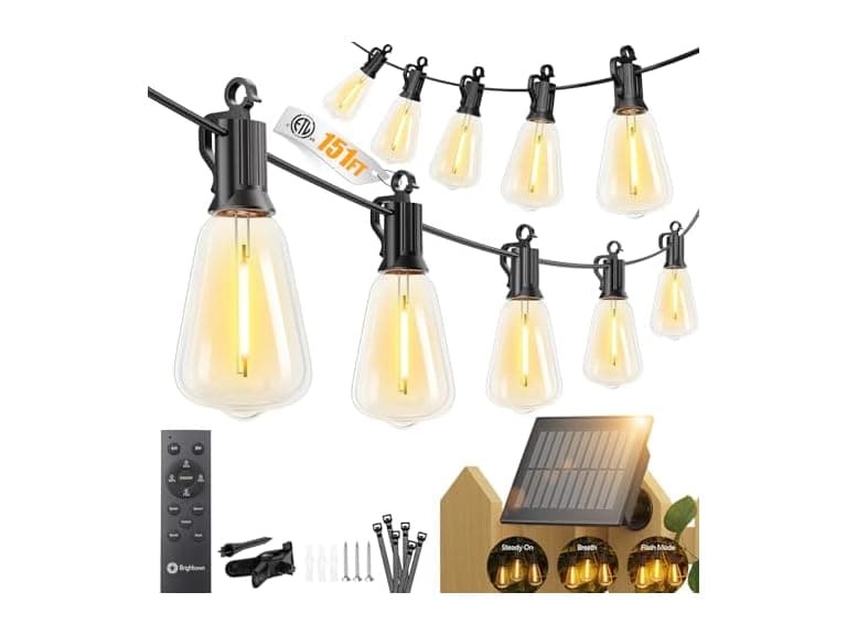 Brightown 151FT Solar String Lights Outdoor - Image 1