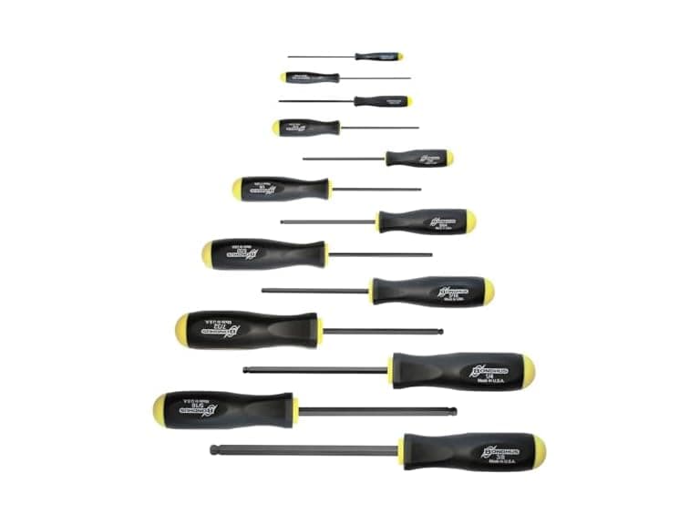 Bondus 10637 Set 13 Ball End Screwdrivers .050-3/8" - Image 1