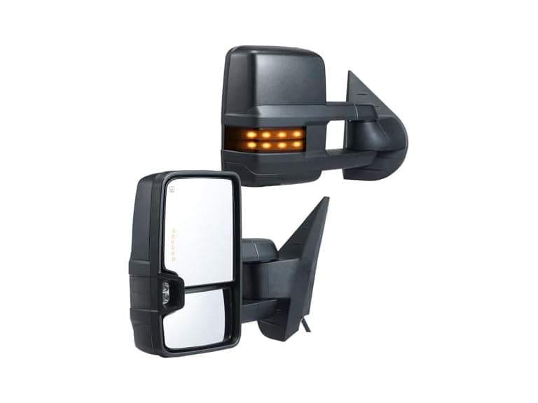 Towing Mirrors, Left & Right Pair Set 2007-2014 - Image 1