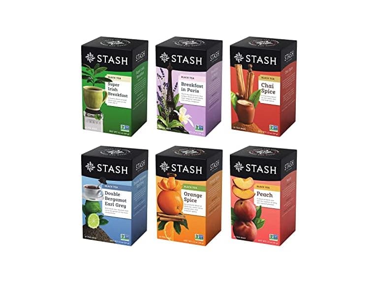 6PK STASH Black Tea Variety Pack – Caffeinated - Image 1