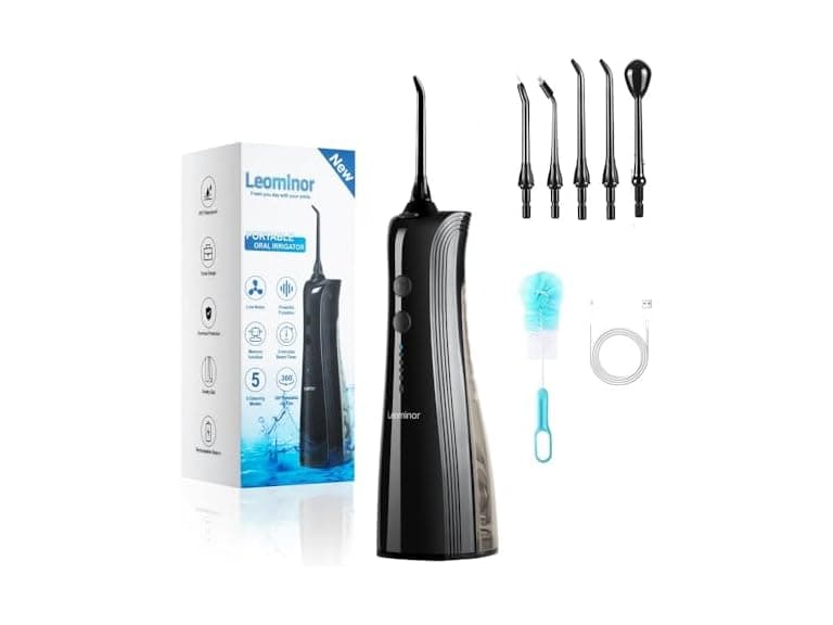 Leominor Water Dental Flosser - 5 Modes - Image 1