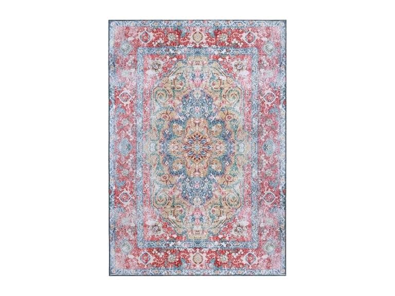 Superior Rustic Medallion Non-Slip Indoor Rug - Image 1