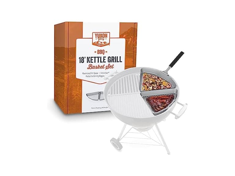 Yukon BBQ Grill Basket for Kettle Grills - Image 1