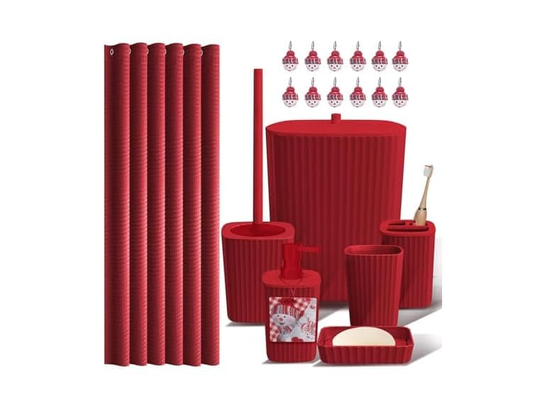 Clara Clark Bathroom Accessories Set - Image 1
