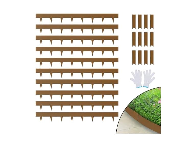 VEVOR 10-pack Steel Garden Edging Borders - Image 1