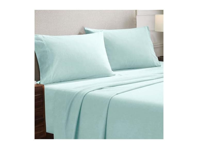 Superior Solid Flannel Cotton Pillowcases, Pillow Case 2Pk - Image 1