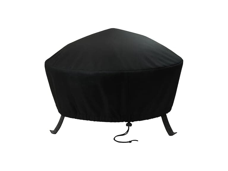 Sunnydaze Round Outdoor Fire Pit Cover 48-Inch - Image 1