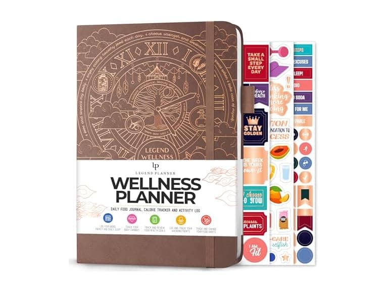 6 Month Wellness Planner & Food Journal - Image 1