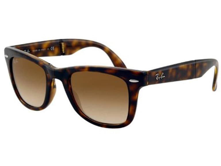 Ray-Ban 4105 Folding Wayfarer Sunglasses (Open Box) (Open Box) - Image 1