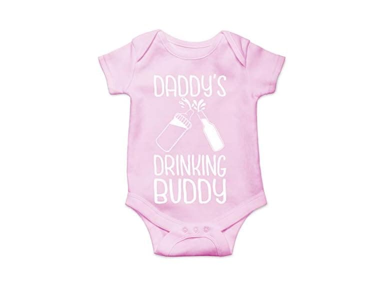 Belle Homie (6 MOS) Daddy's Drinking Buddy Romper - Image 1