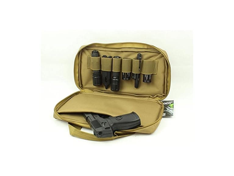 Unisex Adult Tactical Single Pistol Case Range Bag - Image 1
