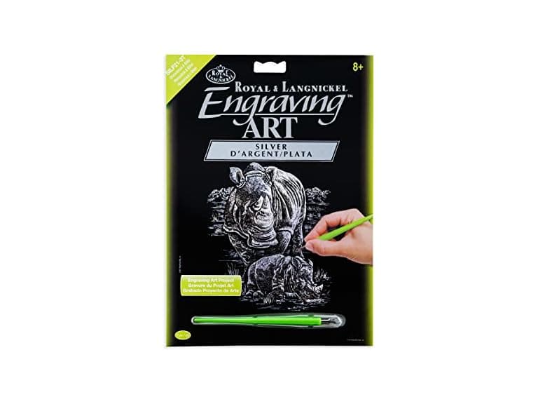 Royal & Langnickel Silver Engraving Rhino - Image 1