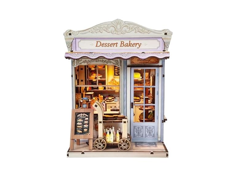 Aeneovix DIY Miniature Bakery Book Nook Kit - Image 1