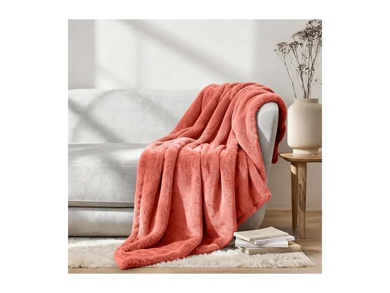 Superior Classic Solid Fleece Blanket - Image 1