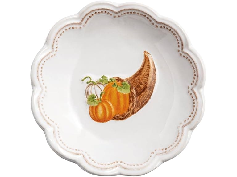 Mud Pie Thanksgiving Cornucopia Dipping Bowl Set - Image 1
