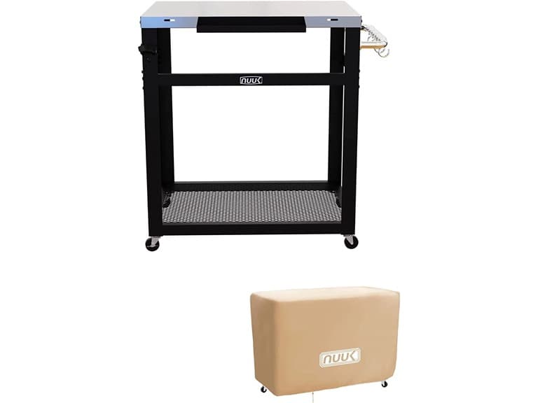 NUUK 30IN Outdoor BBQ GRILL Cart w/Cover - Image 1
