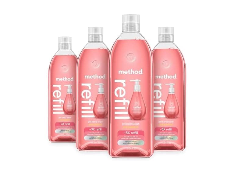 Method Gel Hand Wash Refill Pink Grapefruit 34 oz - Image 1