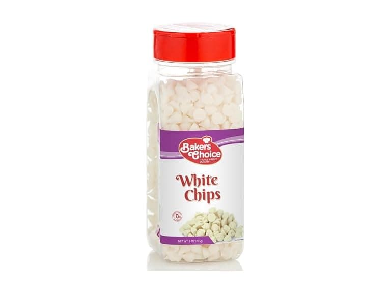 Bakers Choice White Choc Chips Non Dairy - Image 1