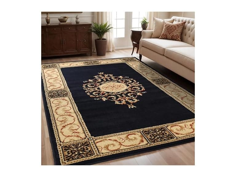 Superior Elegant Medallion Collection 5' x 8' Area Rug - Image 1