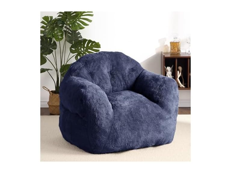 Small Bean Bag Chair 39in Light Green - Image 1
