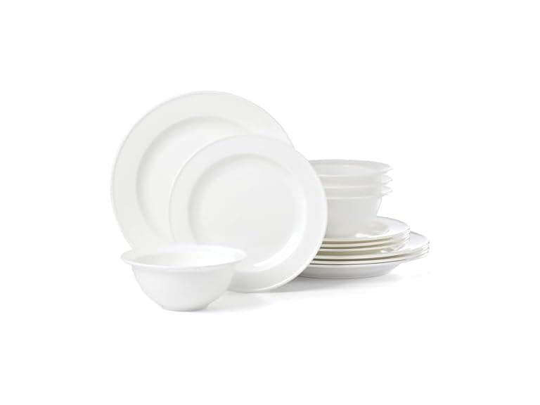 Lenox Dinnerware Set, Studio 1414 Rimmed 12-Piece Set - Image 1