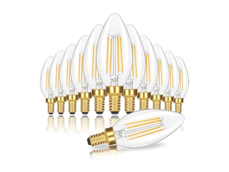 Dimmable E12 Candelabra LED Light Bulbs 60 W - Image 1