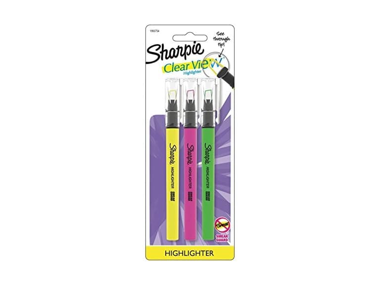Sharpie Clear View Highlighter with See - Image 1