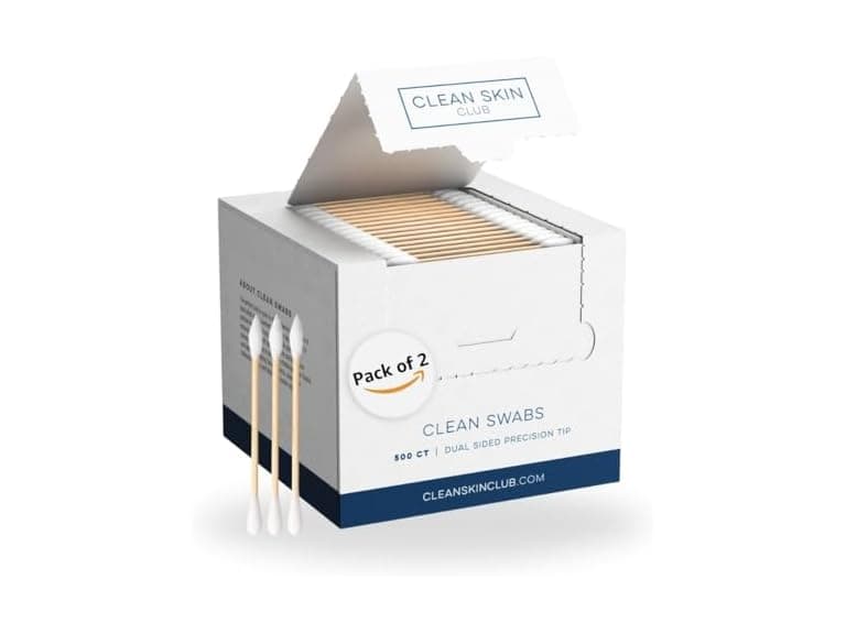 Clean Skin Club Clean Swabs 1000ct 2pk - Image 1