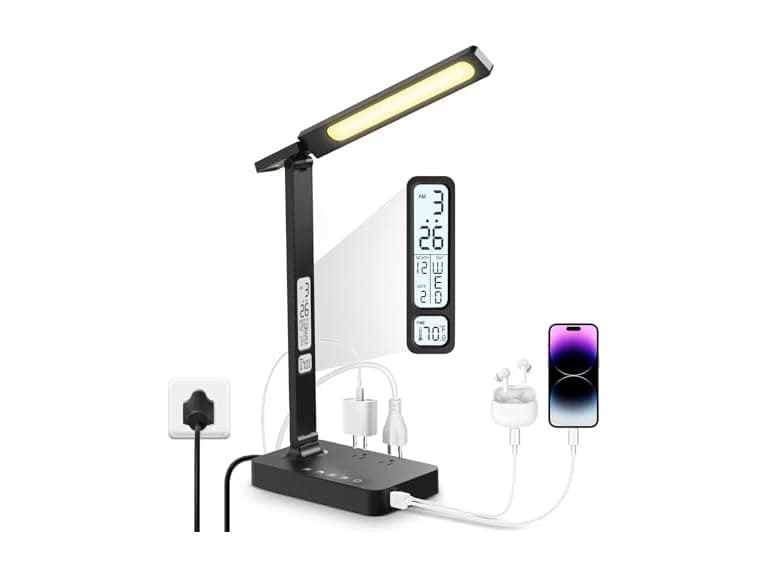 Desk Lamp With Usb Charging Port: Led - Image 1