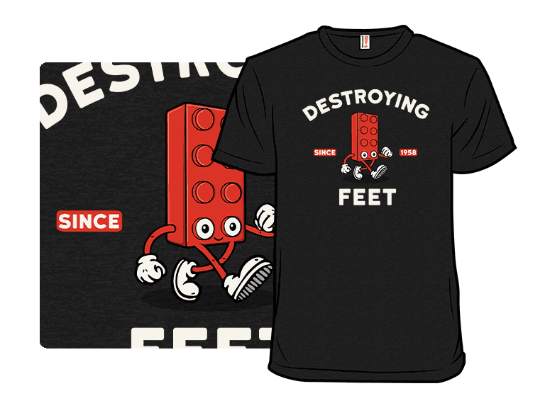 Destroying feet