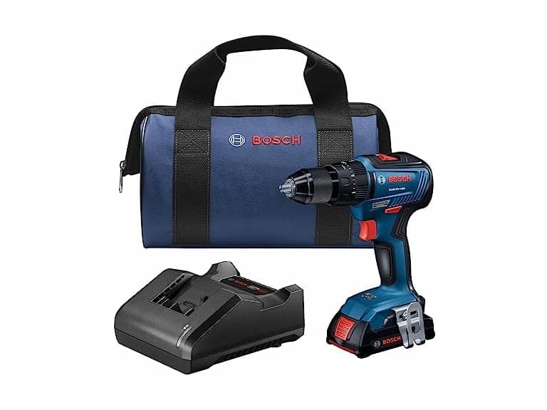 Bosch GSB18V-490B12 18V EC 1/2in Hammer Drill/Driver Kit - Image 1