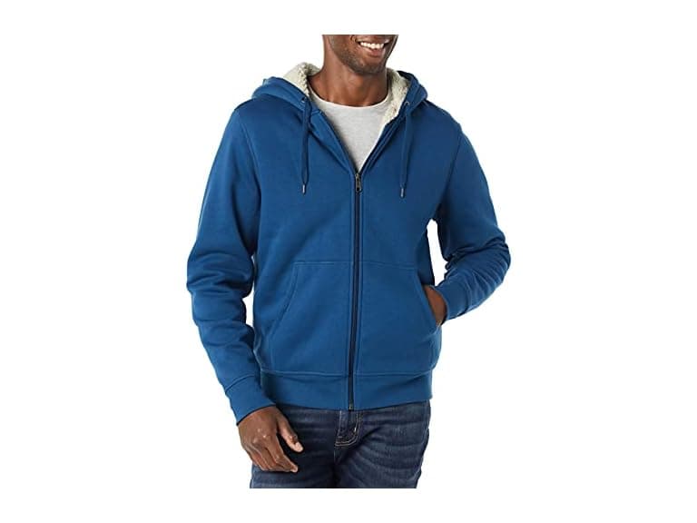 AE Mens Sherpa Lined FullZip Hoodie - Image 1