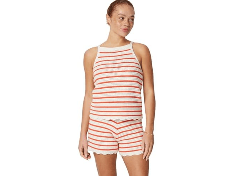 Amazon Essentials Women (XS) Set Ivory Red Uneven - Image 1