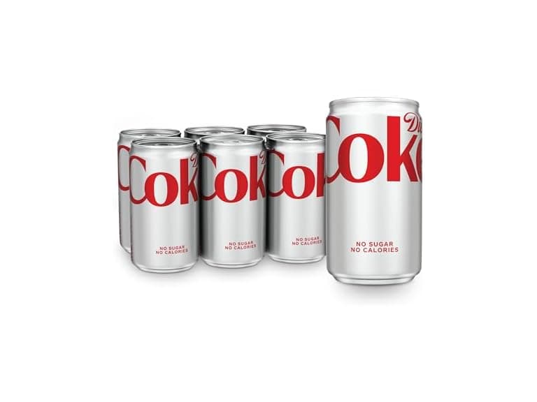 6PK Diet Coke Soda, 7.5 fl oz Cans - Image 1