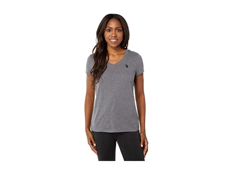 U.s. Polo Assn. Men (L) Iconic V-neck Tee - Image 1