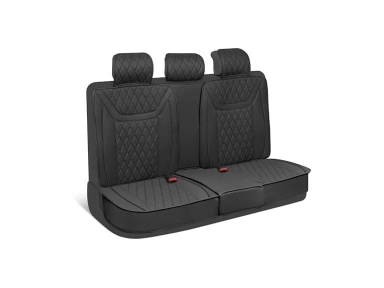 Rear Seat Cover Black Leatherette