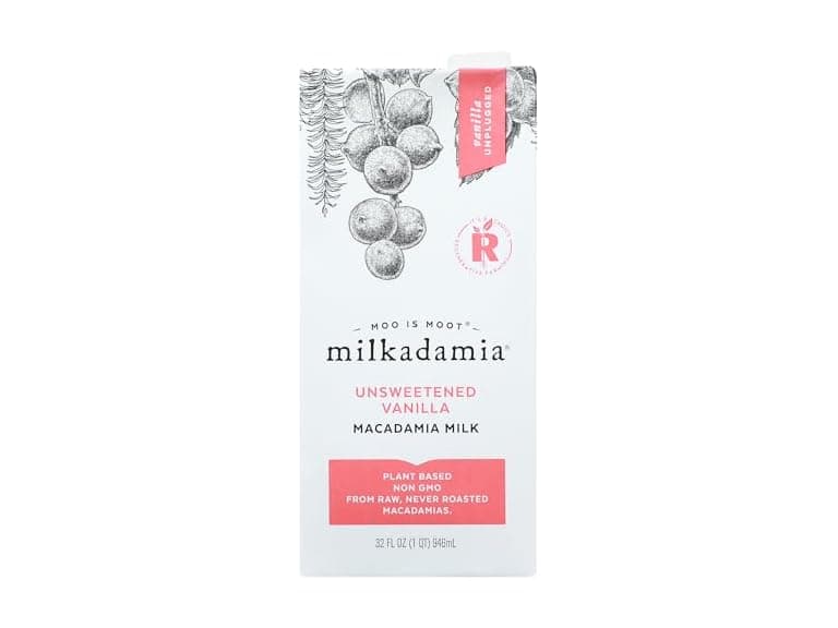 Milkadamia, Macadamia Milk Unsweetened Vanilla - Image 1