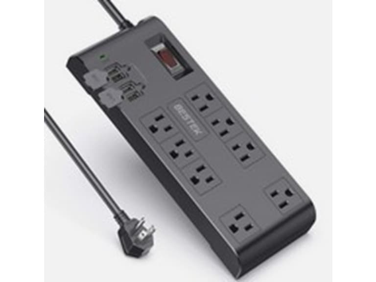 Bestek 1625W Vertical Desktop Surge Protector - Image 1
