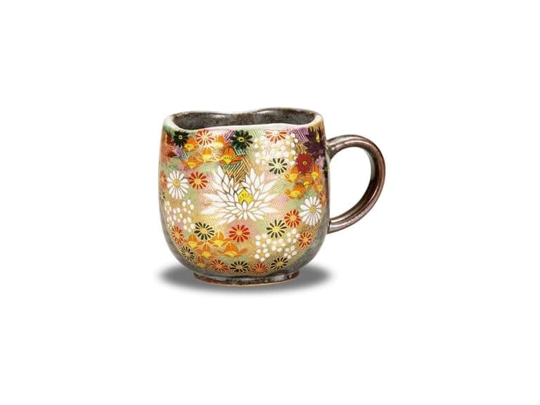 Kutani Porcelain Yaki(ware) Coffee Mug - Image 1