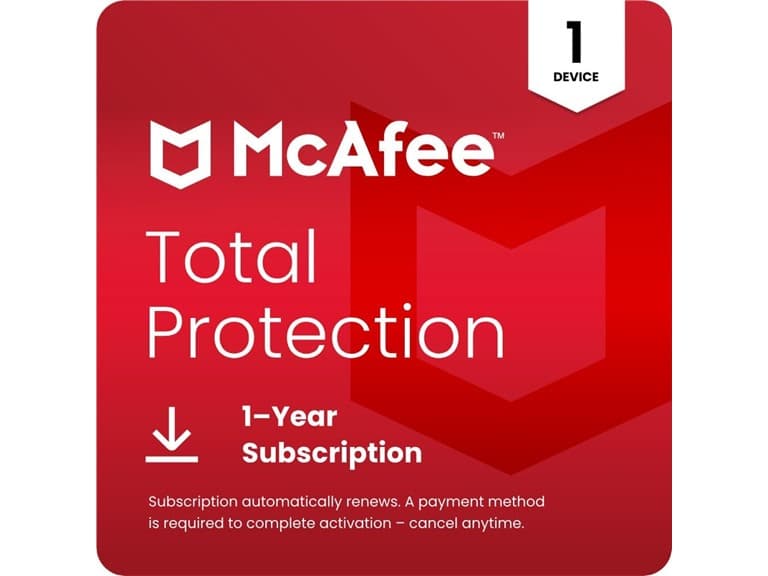McAfee Total Protection 1-Device - Image 1