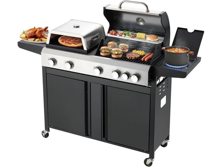 MELLCOM 3 IN 1 Pizza Griddle Grill Combo - Image 1