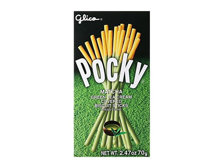 Glico Pocky Biscuit Sticks, Matcha Green Tea - Image 1
