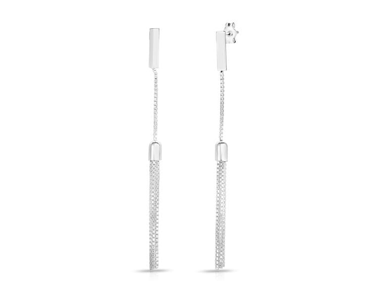 Yeidid Italian Tassel Drop Earrings - Image 1